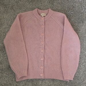 Sézane Othello Cardigan in Light Pink Size Medium
